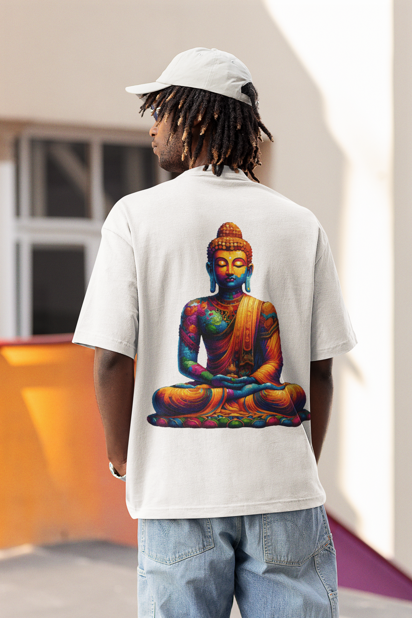 Harmonie - Vibrant Nirvana - Premium Organic Oversize T-Shirt Unisex