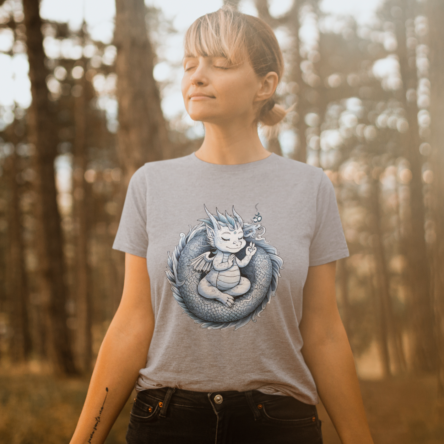 Harmonie - Serenity Dragon - Classic Organic Shirt Unisex